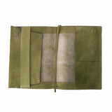 栃木レザー ブックカバー グリーン クラフトワーク プロダクツ tochigi leather BOOK COVER green CRAFTWORK PRODUCTS
